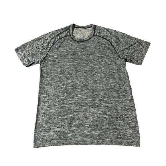 Lululemon Mens Medium T-Shirt Metal Vent Tech Short Sleeve Performance Gray - Picture 1 of 5